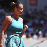 Aryna Sabalenka a maîtrisé son sujet au 3e tour à Paris KEYSTONE/AP/Lindsey Wasson